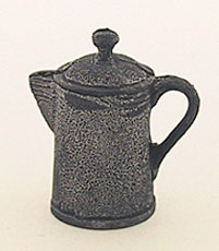 Dollhouse Miniature Black Coffee Pot